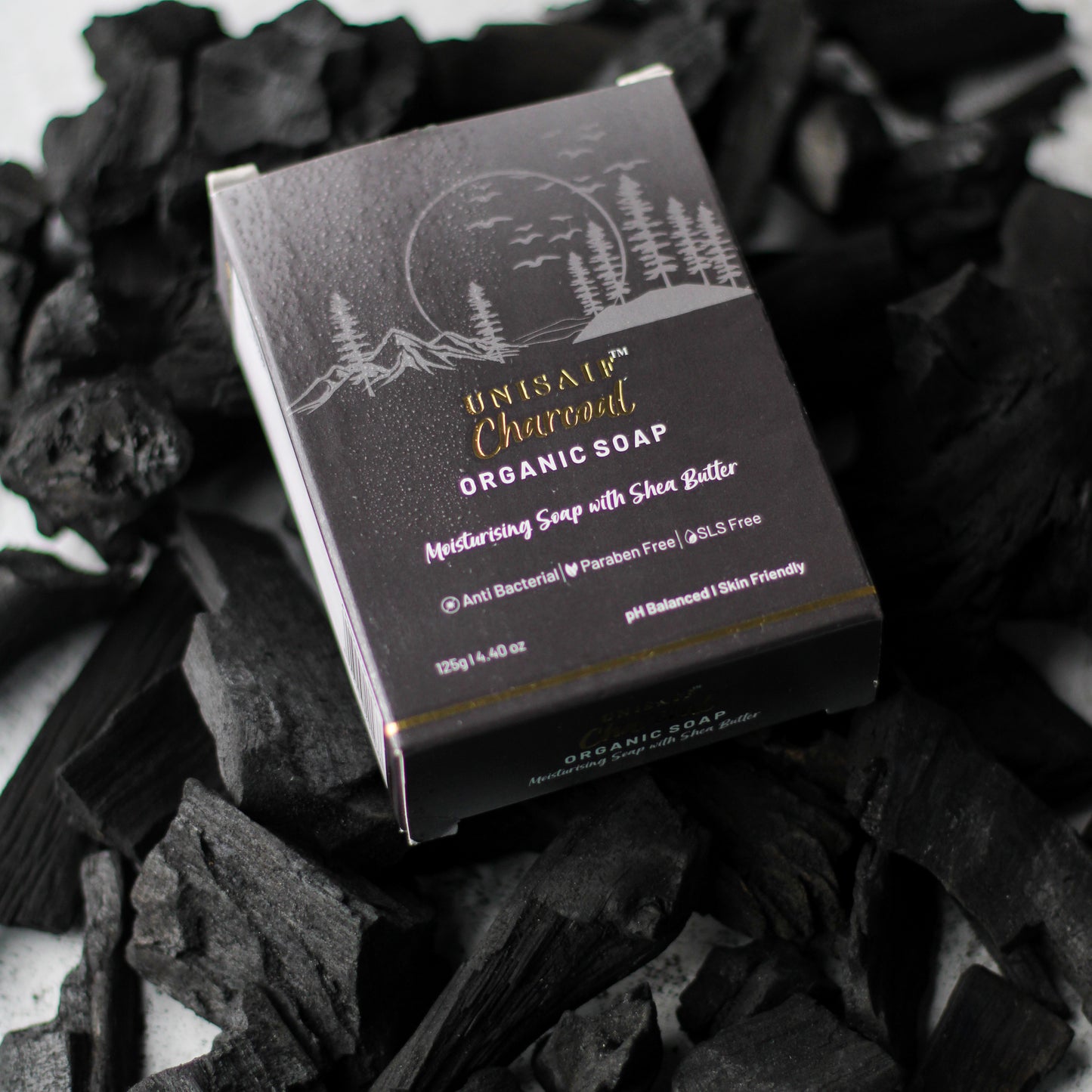 Charcoal Organic Soap 125g