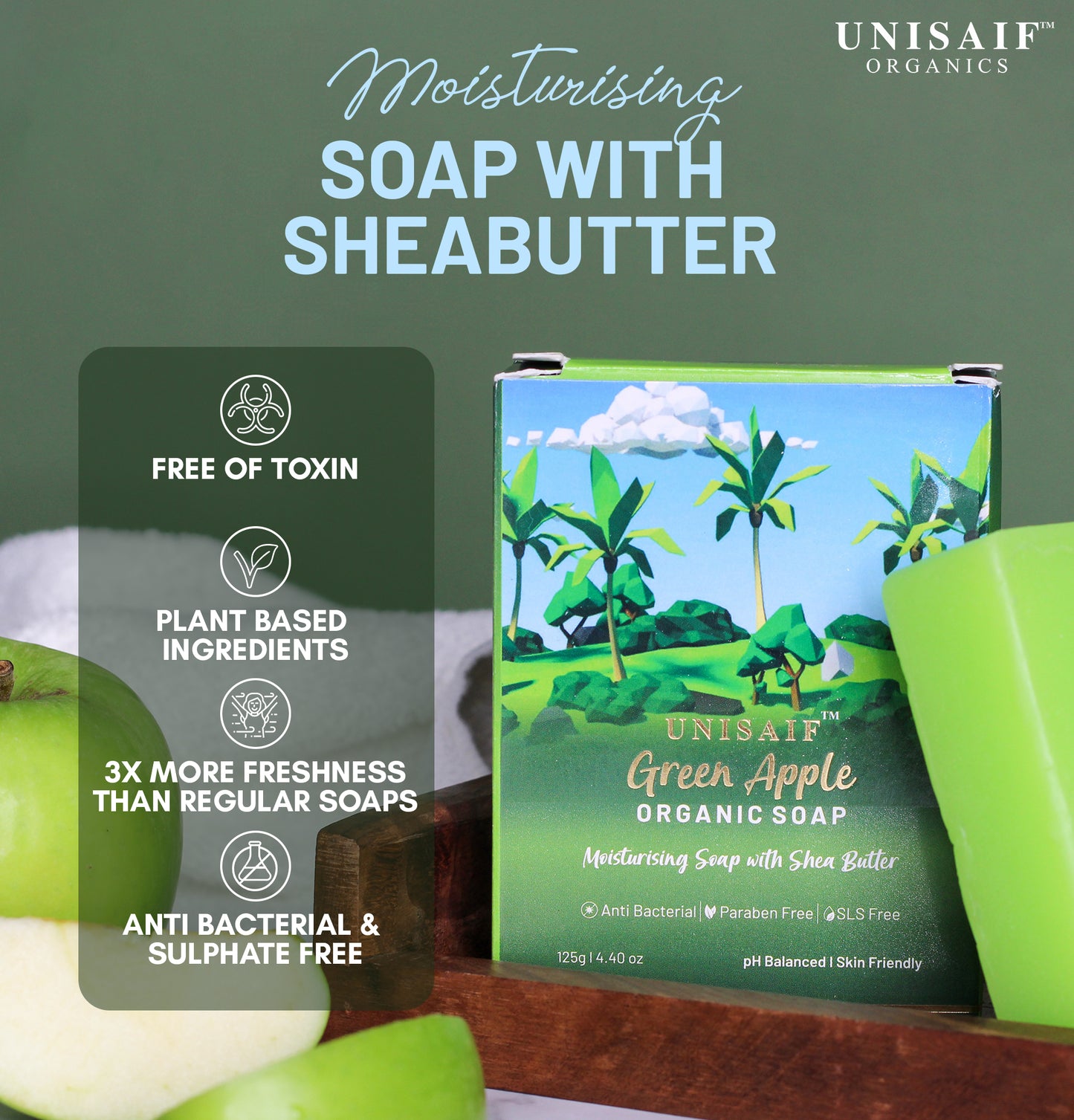 Green Apple Organic Soap