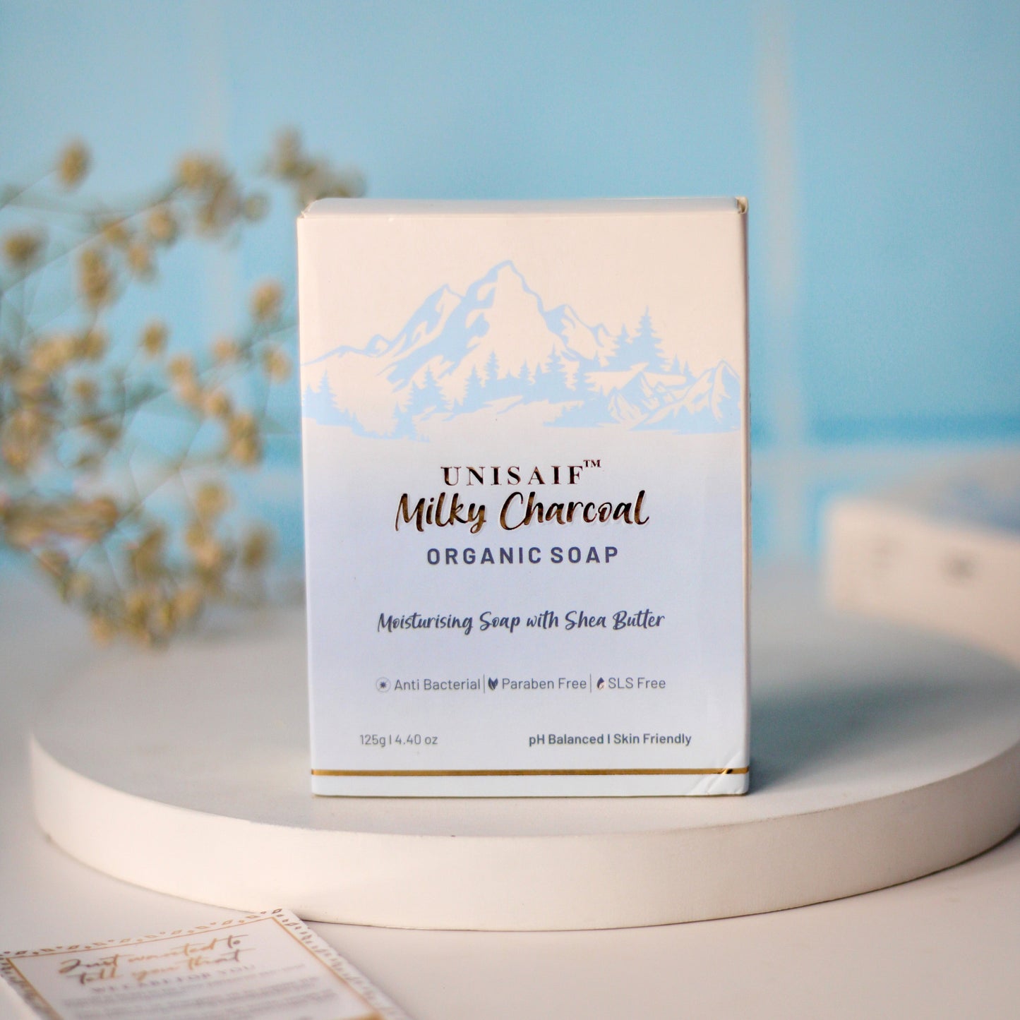 Milky Charcoal Soap 125g