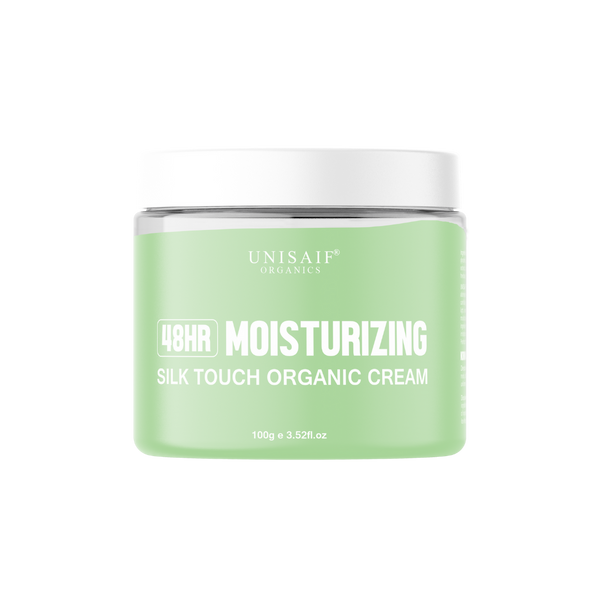 48HR Moisturizing Silk Touch Organic Cream 100g (Normal to Dry Skin)