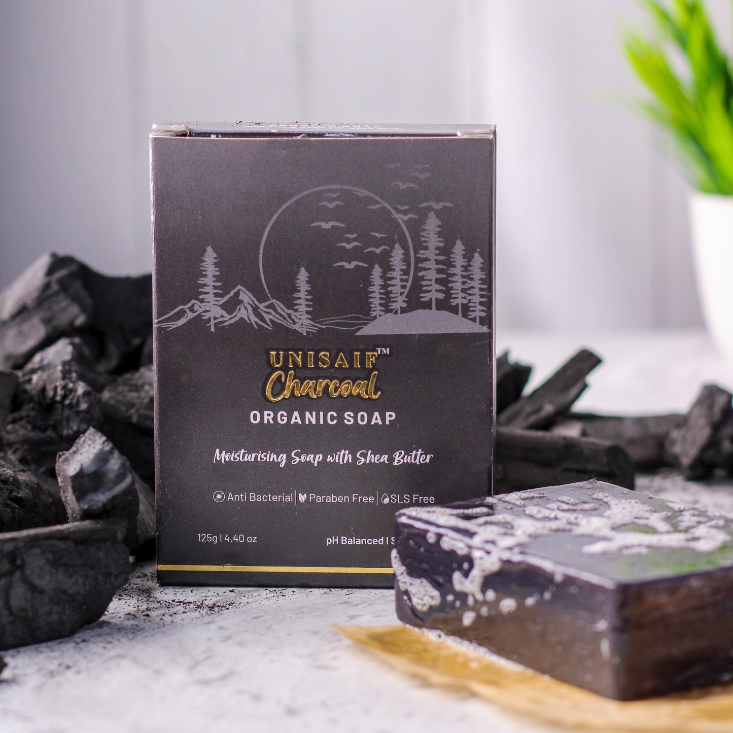 Charcoal Organic Soap 125g