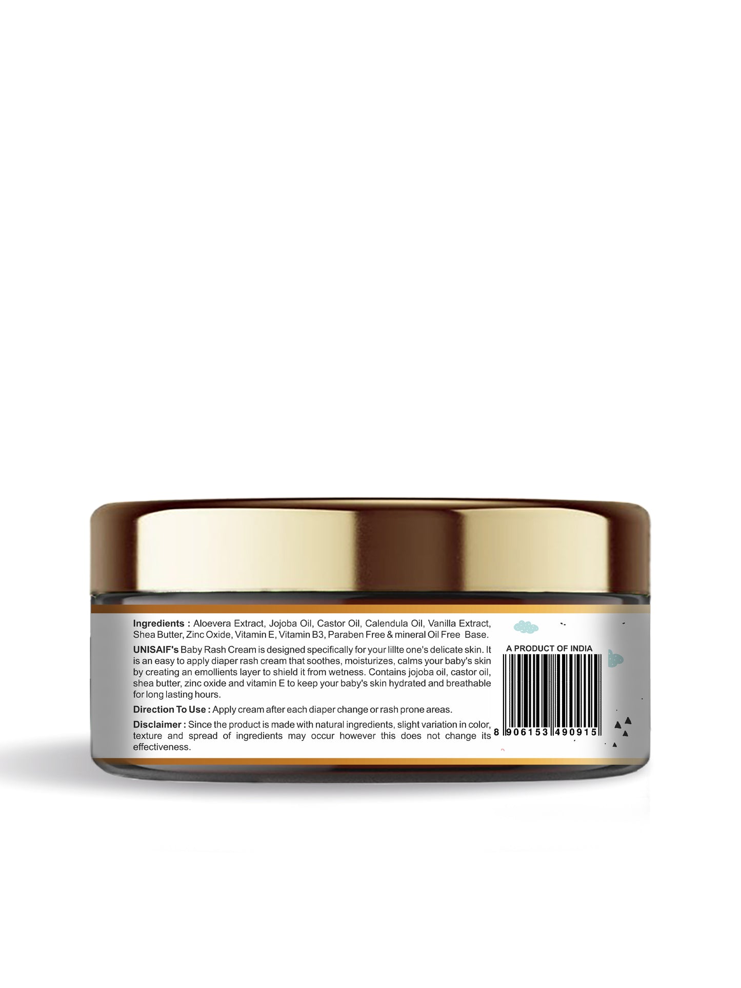 Baby Organic Rash Cream 50g