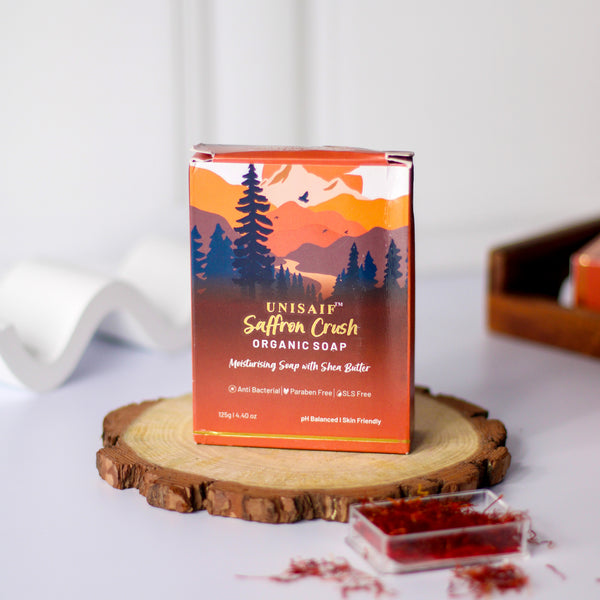 Saffron Crush Organic Soap 125g