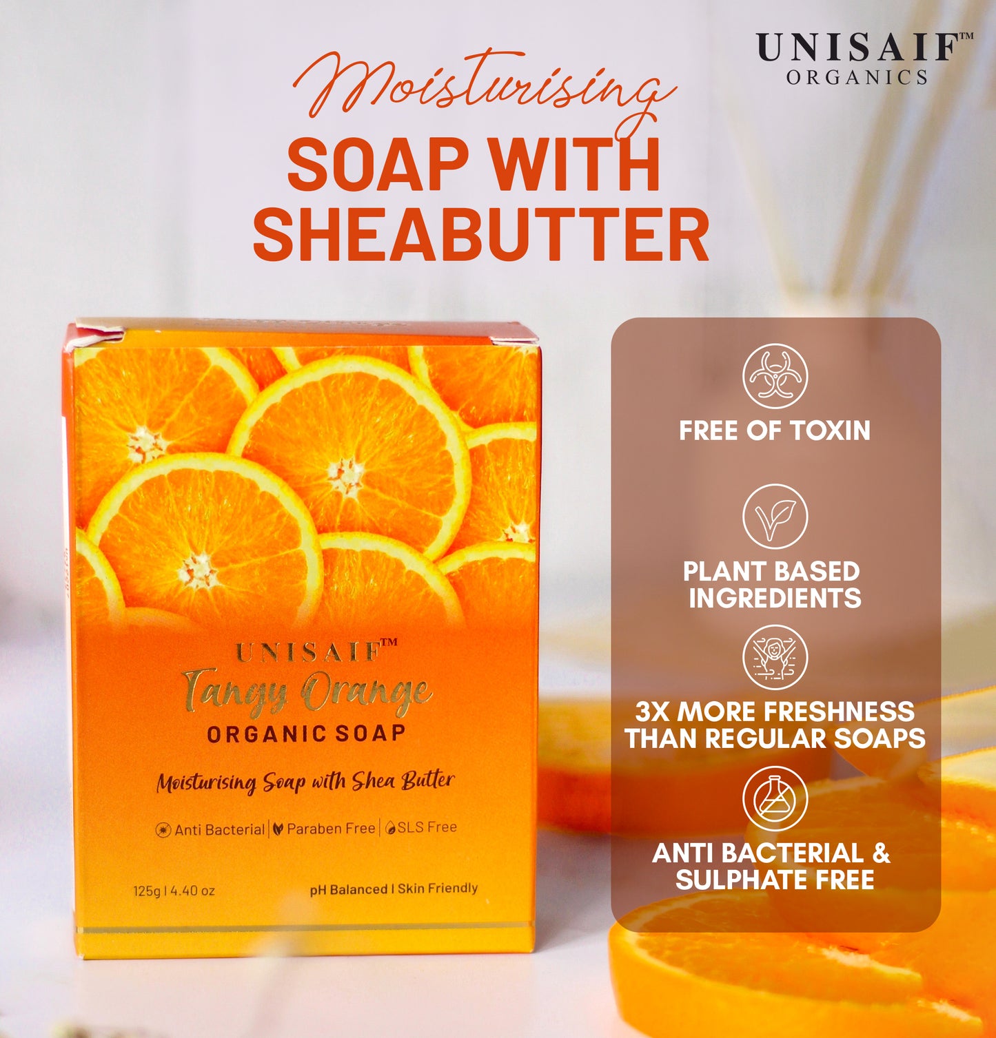 Tangy Orange Organic Soap