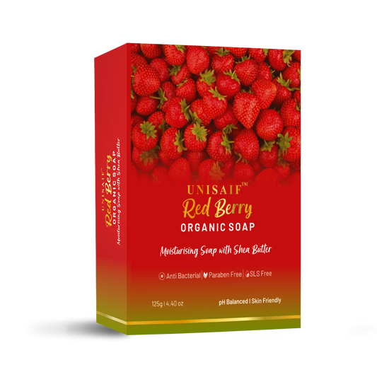 Red Berry Strawberry Organic Soap (حزمة 2)