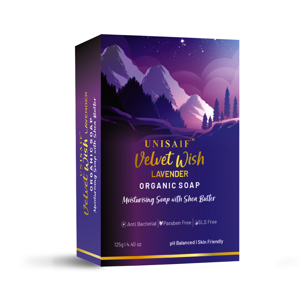 Velvet Wish Lavender Organic Soap 125g