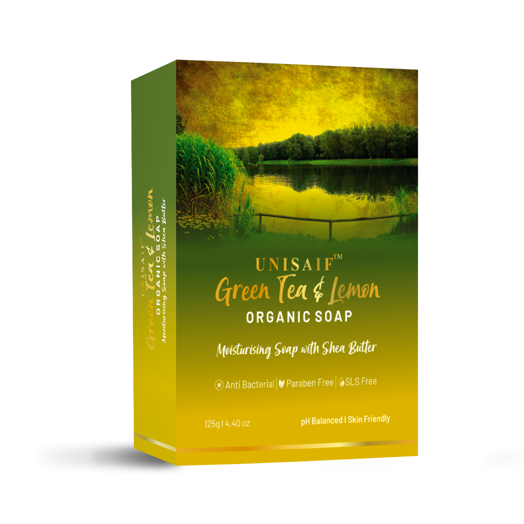 Green Tea & Lemon Organic Soap