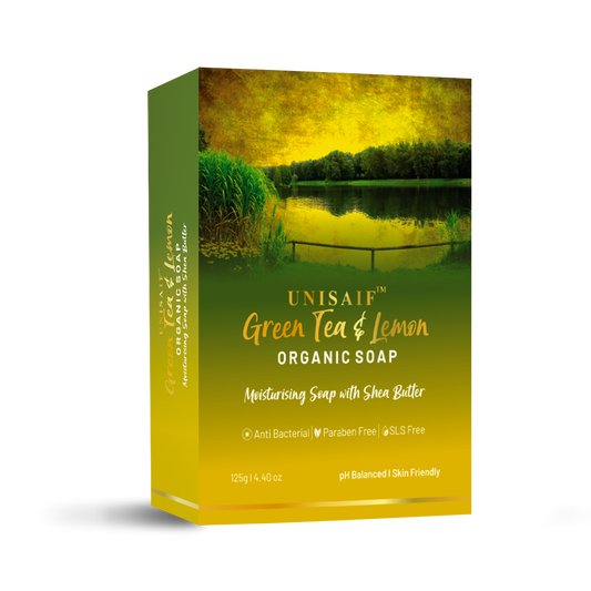 Green Tea & Lemon Organic Soap